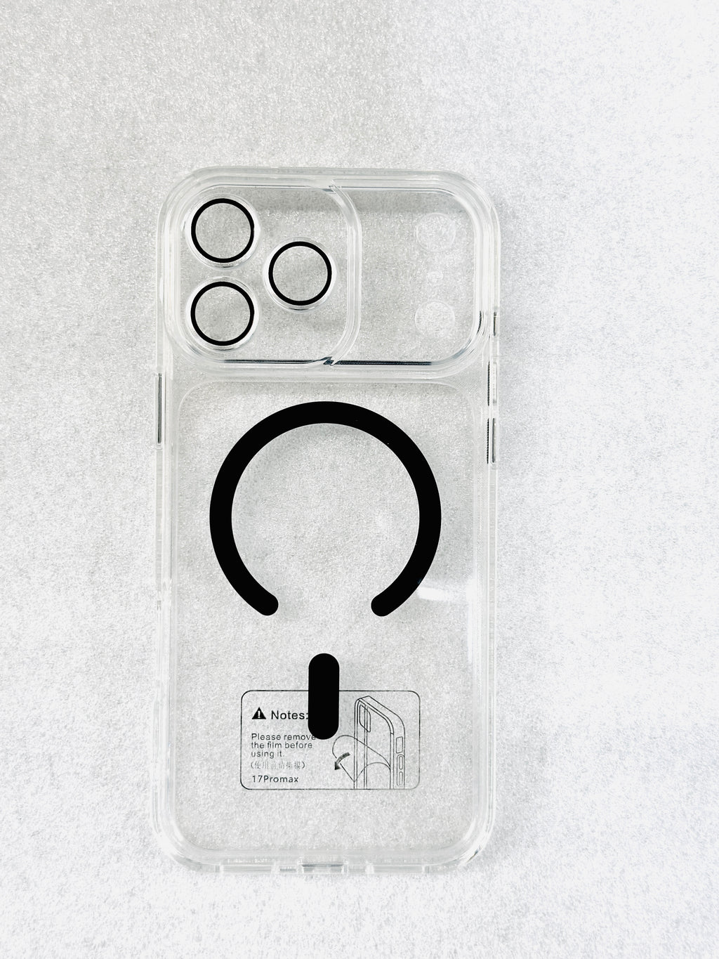 iPhone 17 Pro Max | Clear Case With MagSafe & Camera Protector | Anti Yellow Crystal Clear Case