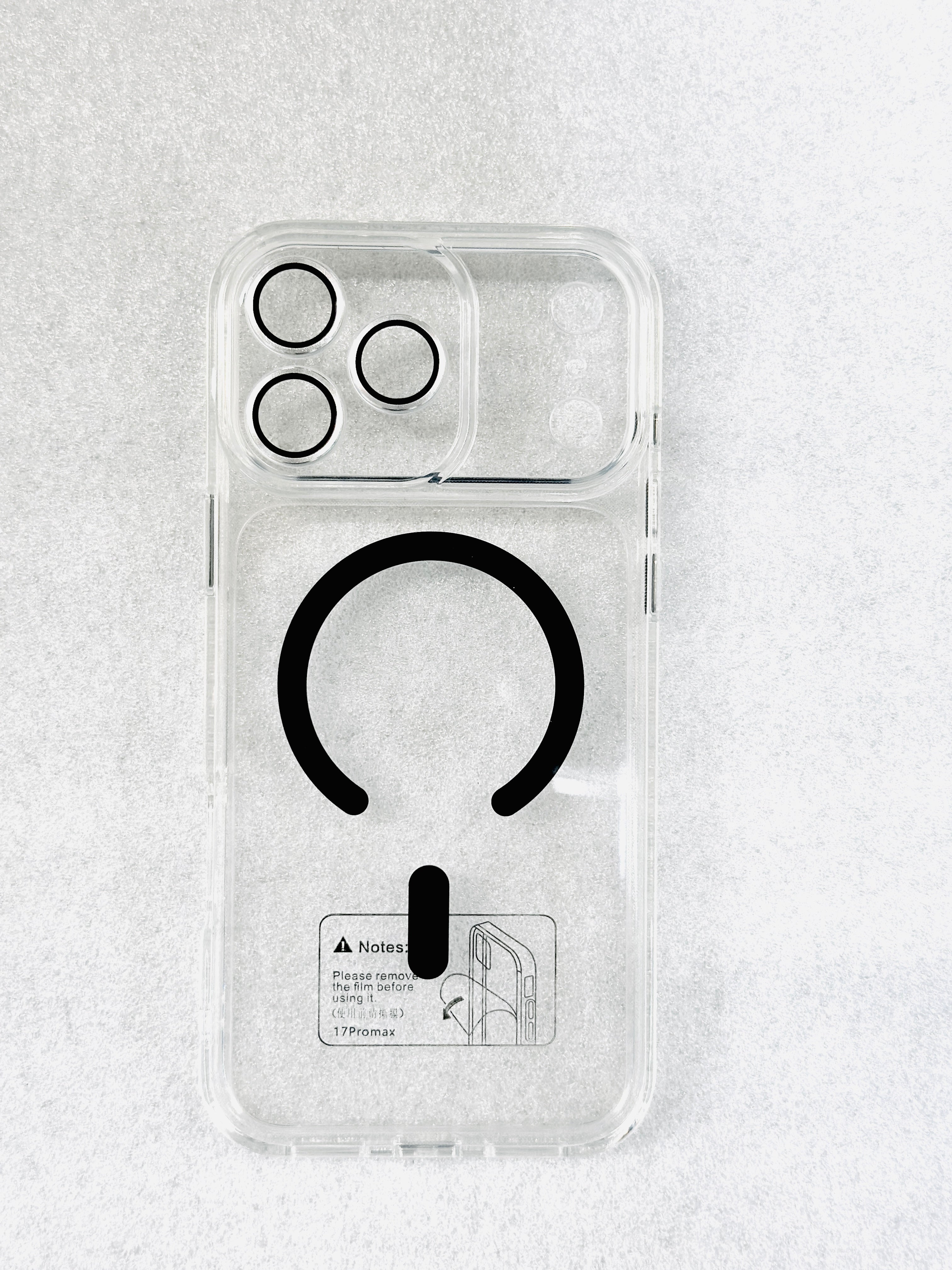 iPhone 17 Pro Max | Clear Case With MagSafe & Camera Protector | Anti Yellow Crystal Clear Case