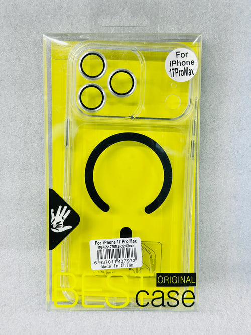 iPhone 17 Pro Max | Clear Case With MagSafe & Camera Protector | Anti Yellow Crystal Clear Case